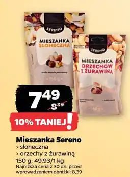 Netto Mieszanka orzechów z żurawiną Sereno oferta