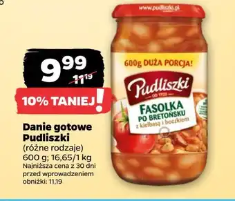 Netto Fasolka po bretońsku z kiełbasą i boczkiem Pudliszki oferta