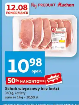 Auchan Schab wieprzowy bez kości Auchan oferta