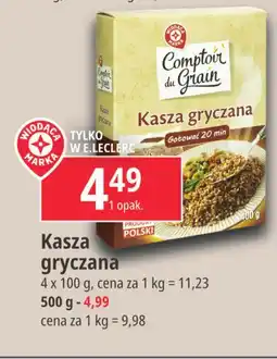 E.Leclerc Kasza gryczana Wiodąca marka comptoir de grain oferta