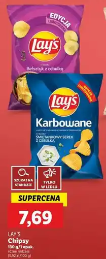 Lidl Lay's Chipsy 130g oferta