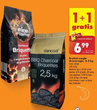 Biedronka Brykiet węgla drzewnego oferta
