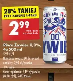 Biedronka Piwo Żywiec 0.0% oferta