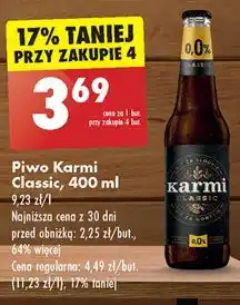 Biedronka Piwo Karmi 0.0% oferta