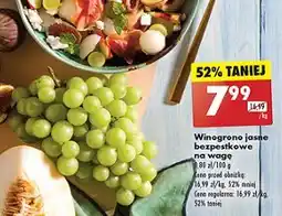 Biedronka Winogrona białe bezpestkowe oferta