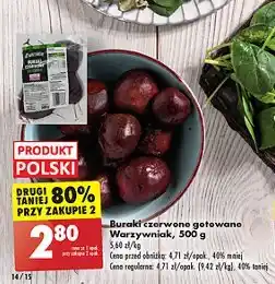 Biedronka Buraki gotowane całe Biedronka oferta