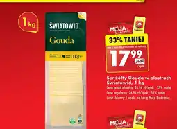 Biedronka Ser gouda plastry Światowid oferta