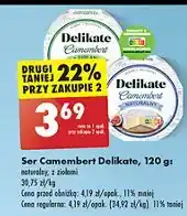 Biedronka Ser camembert z ziołami Delikate oferta
