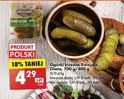 Biedronka Ogorki kiszone Swojska chata oferta