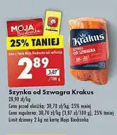 Biedronka Szynka od szwagra Krakus animex oferta