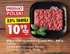 Biedronka Mięso mielone wołowe Kraina mięs oferta