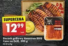 Biedronka Boczek grillowy american bbq Czas na grill oferta