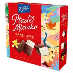 Carrefour E. Wedel Ptasie mleczko waniliowe w czekoladzie deserowej 340 g oferta