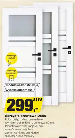 Bricomarche Skrzydło drzwiowe Dalia oferta