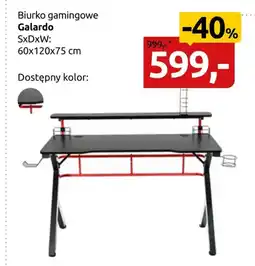 Black Red White Biurko gamingowe oferta