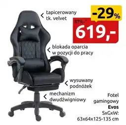 Black Red White Fotel gamingowy Evos oferta