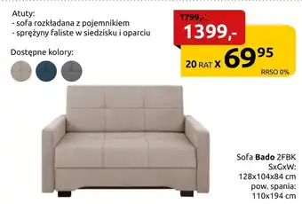 Black Red White Sofa oferta