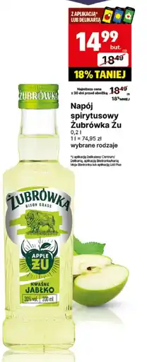 Delikatesy Centrum Napój spirytusowy Żubrówka oferta