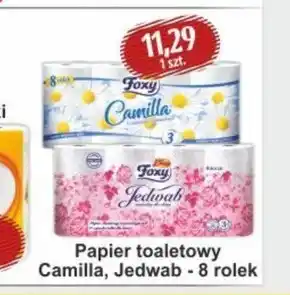 Społem Foxy Jedwab Papier toaletowy 8 rolek oferta