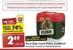 Biedronka Piwo Żubr 1768 oferta