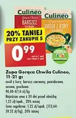 Biedronka Serowa z grzankami Culineo Gorąca Chwila oferta