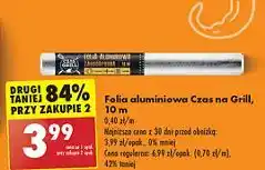 Biedronka Folia aluminiowa 10 m grillowa Czas Na Grill oferta