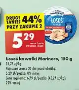 Biedronka Łosoś kawałki w sosie pomidorowym Marinero oferta