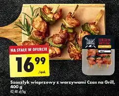 Biedronka Szaszłyk wieprzowy z warzywami Czas Na Grill oferta