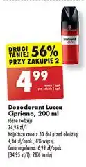 Biedronka Dezodorant Lucca Cipriano Red Chrome oferta