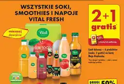 Biedronka Smoothie burak jabłko czarna porzeczka Vital Fresh oferta