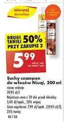 Biedronka Szampon suchy brązowy Niuqi oferta