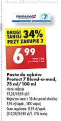 Biedronka Pasta do zębów extra fresh Blend-A-Med Complete Protect Fresh 7 oferta