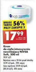 Biedronka Krem do twarzy i ciała intensywnie nawilżający Nivea Soft oferta