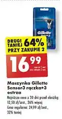 Biedronka Maszynka do golenia Gillette Sensor 3 oferta