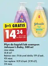 Biedronka Płyn do mycia ciała i włosów 3w1 łagodny Johnson's Baby oferta