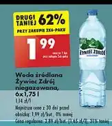 Biedronka Woda niegazowana Żywiec Zdrój oferta
