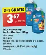 Biedronka Mus dla dzieci jungle fruits Gerber Junior oferta