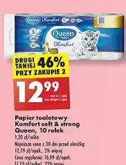 Biedronka Papier toaletowy comfort Queen oferta