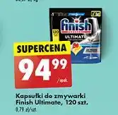 Biedronka Kapsułki do zmywarki lemon Finish Ultimate Plus oferta