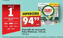 Biedronka Kapsułki do zmywarki lemon Fairy Platinum oferta