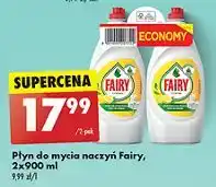 Biedronka Płyn do mycia naczyń lemon Fairy oferta