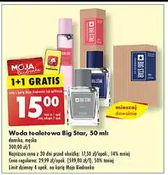 Biedronka Woda toaletowa Big Star Brave oferta
