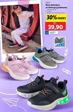 Lidl Buty dziecięce 24-29 Lupilu oferta