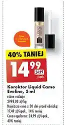 Biedronka Korektor w płynie do twarzy light 01 Eveline Liquid Camouflage oferta