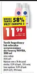 Biedronka Mleczko oczyszczające cera sucha i wrażliwa Nivea Face Essentials oferta