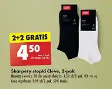 Biedronka Skarpety stopki Cleve oferta