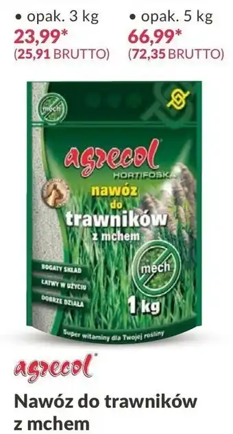 Makro Nawóz do trawników z mchem 3kg oferta