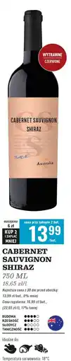 Biedronka Wino Bumerang Cabernet Sauvignon Shiraz oferta