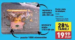 ALDI Puzzle z matą do układania oferta
