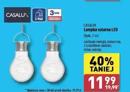 ALDI Lampki solarne żarówki Casalux oferta